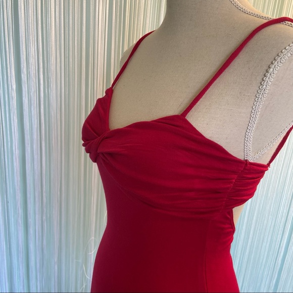 Red Padded Open Back Tank Top NWT Size XS - Picture 7 of 13